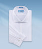 Mens Classic Fit Cotton Non Iron "Ribbon Pattern" Button Cuff Dress Shirt