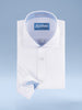 Little Boys Slim Fit Non-Iron Luxury Twill Contrast Collar  "Dream" Dress Shirt