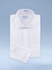 Boys Husky Non Iron Cotton "Performance Stretch Diamond" Button Cuff Dress Shirt