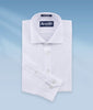 Boys Husky Fit Easy Care "Spark Pattern" Button Cuff Dress Shirt