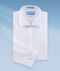 Mens Slim Fit Non Iron Cotton "Lite Pattern" Button Cuff Dress Shirt