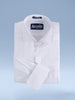 Boys Husky Fit Easy Care "New Diamond Pattern" French Cuff Dress Shirt