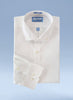 Mens Classic Fit Non Iron Cotton Pinpoint Button Cuff Dress Shirt with Button Down Collar